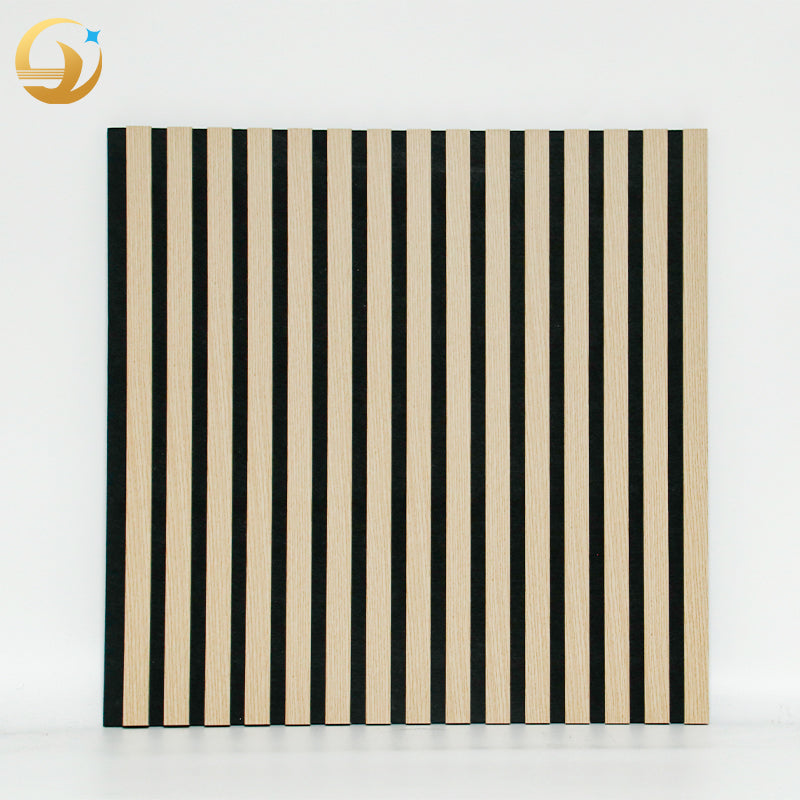 Slatted acoustic panel