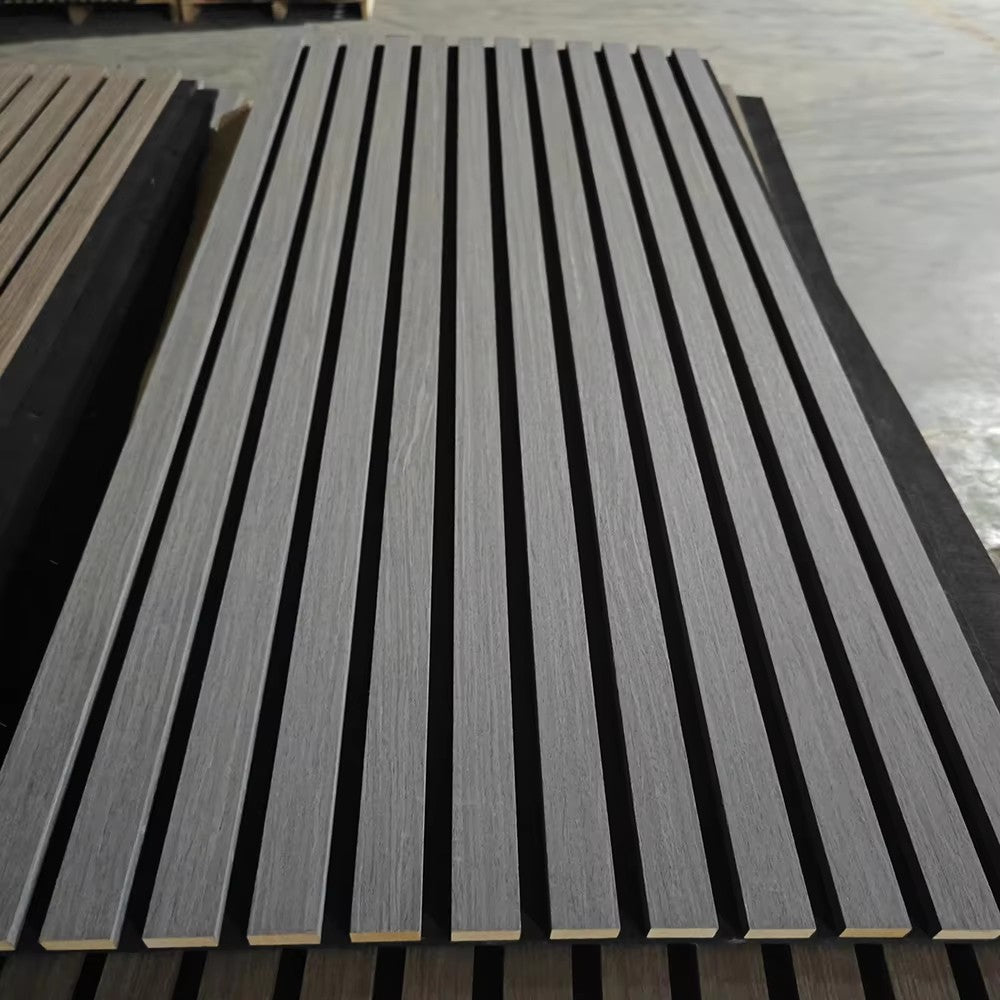 Wholesale Oak Acoustic Wood Wall Panels 47x24 Inch Decorative Sound Reduction Slat Acoustic Panel for Home Office GYM APK010