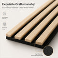 Classic Acoustic Panel Indoor Soundproof Wall MDF Acoustic Panels Eco-Friendly Slatted Panels European Living Room