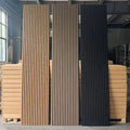 Sound Absorption Acoustic Wall Panel Eco-Friendly PET Felt Wooden Slat Acoustic Panels for Modern Hotel Studio Decorative APK013