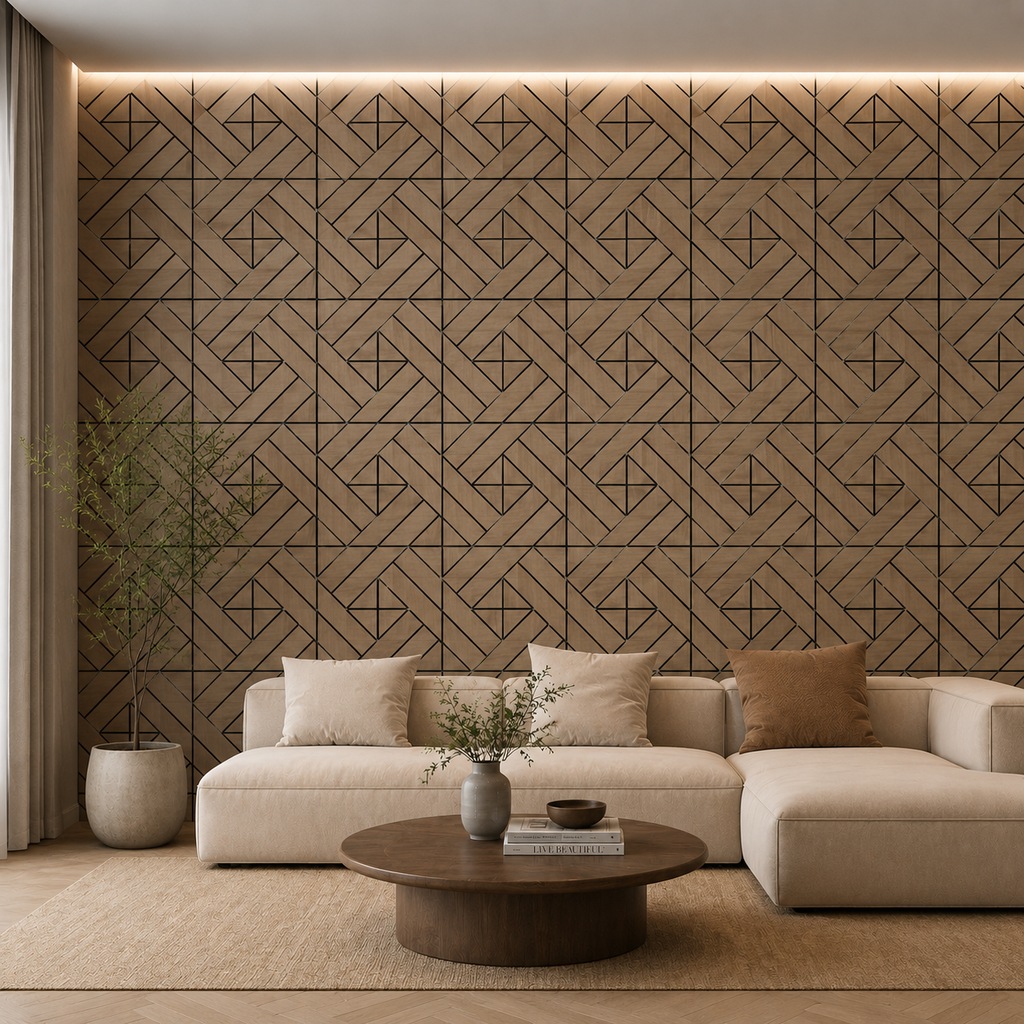 Modern embossed PET acoustic panels are suitable for home theaters