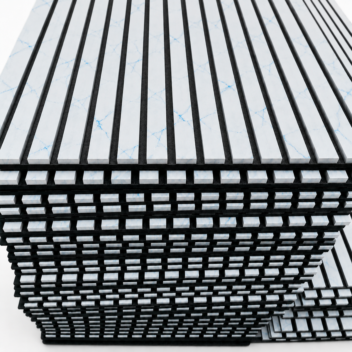 Synthetic-Finish Acoustic Wooden Grille Soundproofing Panels Modern wall decoration popular