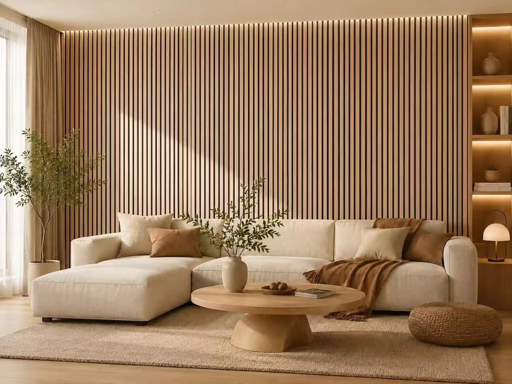 Sound Absorbing MDF Wood Slatted Acoustic Panels Customization Acoustic Wall Panels Wood Sound Proof Sound-absorbing Panels