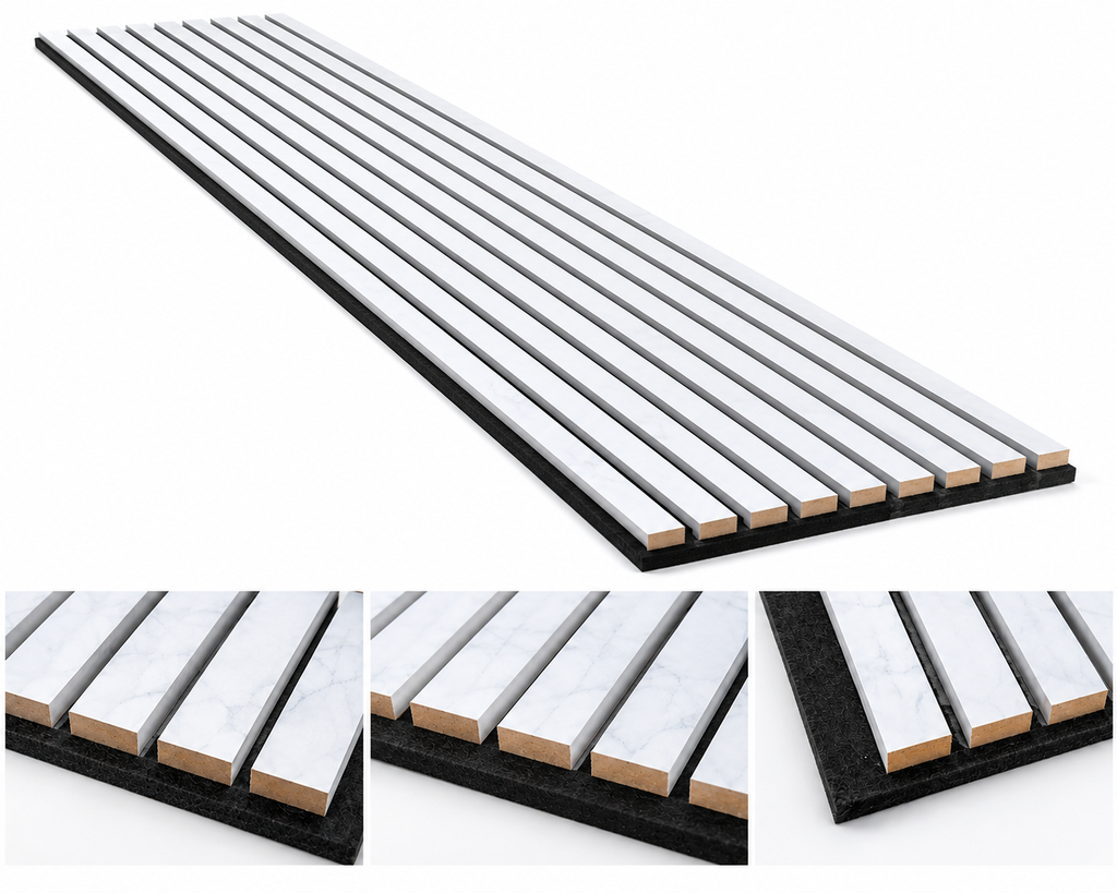 Synthetic-Finish Acoustic Wooden Grille Soundproofing Panels Modern wall decoration popular