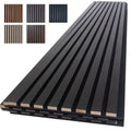 Wholesale Black Oak Acoustic Panels Eco-friendly Flame Retardant Wood Slat Wall Panels Soundproof Board for Home Decor APK020