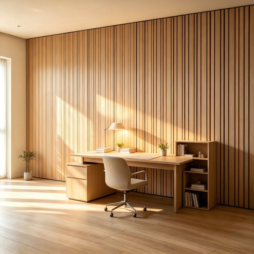 Modern 3D polyester fiber wide-narrow wall decorative sound-absorbing panels for noise reduction and fire resistance